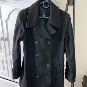 Gap pea coat sz lg